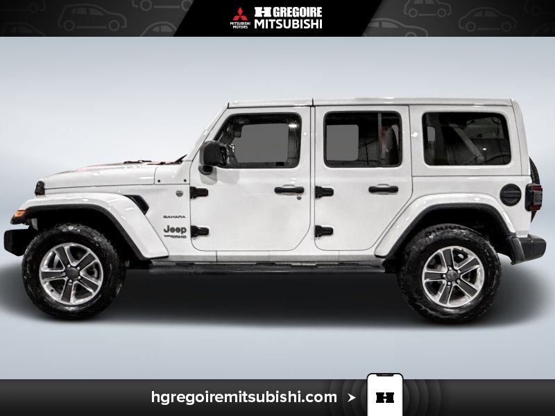 2021 Jeep Wrangler Unlimited Sahara 4X4 Cuir Caméra GPS White