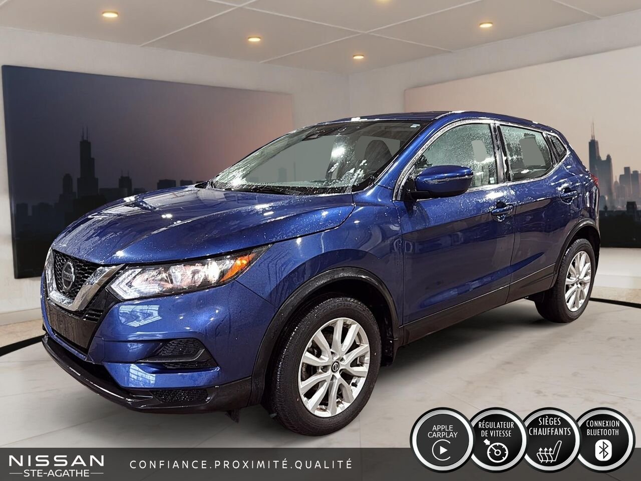 2023 Nissan Qashqai S TI | JAMAIS ACCIDENTÉ | SIÈGES CHAUFFANTS | ANGLES MORTS | CAMÉRA DE RECUL Blue Saint-Jérôme - photo #0