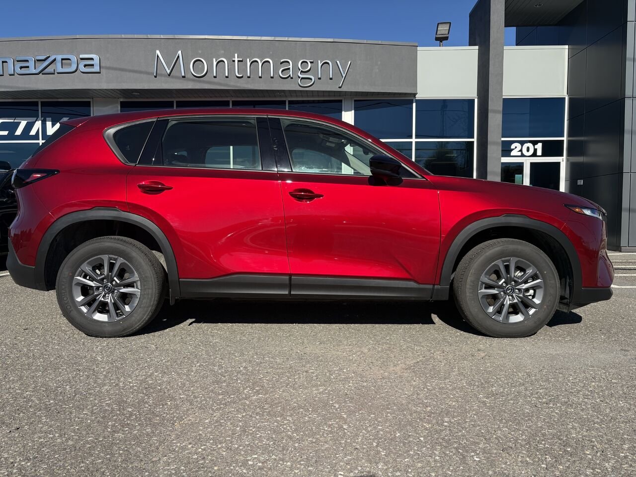 2026 MAZDA CX-5 GX TI Soul Red Crystal Metallic Montmagny - photo #2