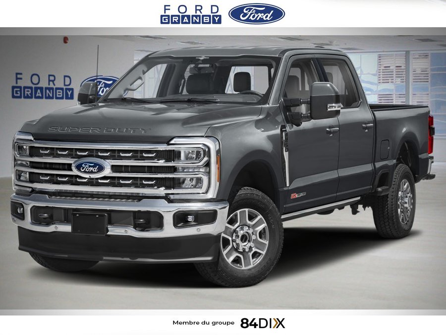2026 Ford SUPER DUTY F-250 SRW LARIAT cabine 6 places 4RM caisse de 8 pi Grey