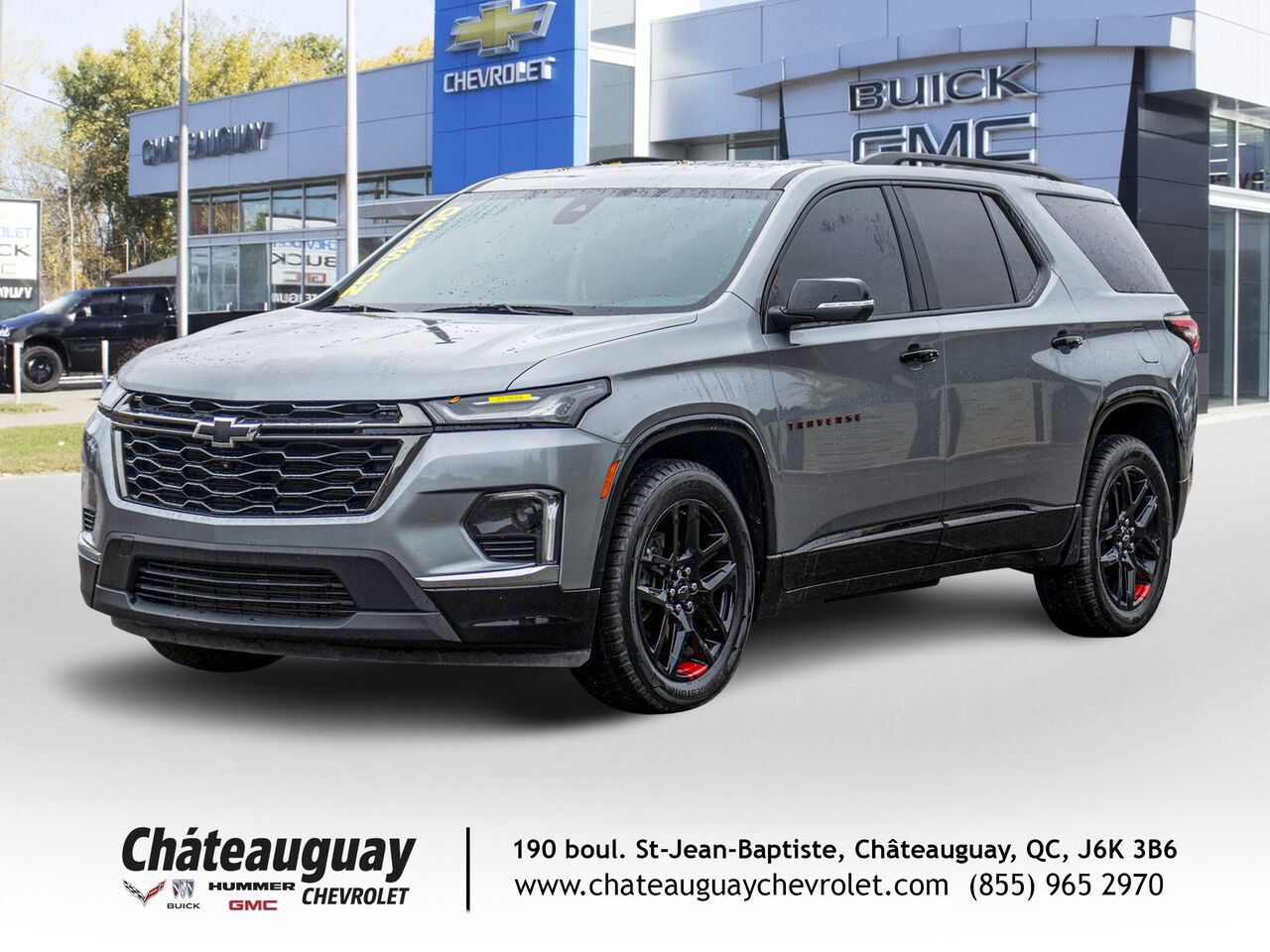 Gray 2023 Chevrolet Traverse SUV / Crossover Four-Wheel Drive Automatic