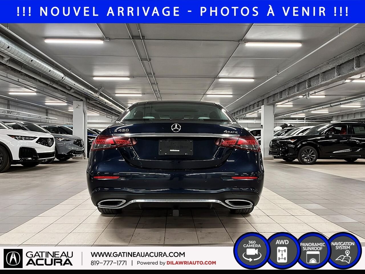 2021 Mercedes-Benz Classe-E E 450 4MATIC Blue Gatineau - photo #5
