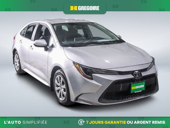 Toyota Corolla LE AUTO A/C CAM RECUL BLUETOOTH 2021 Gris