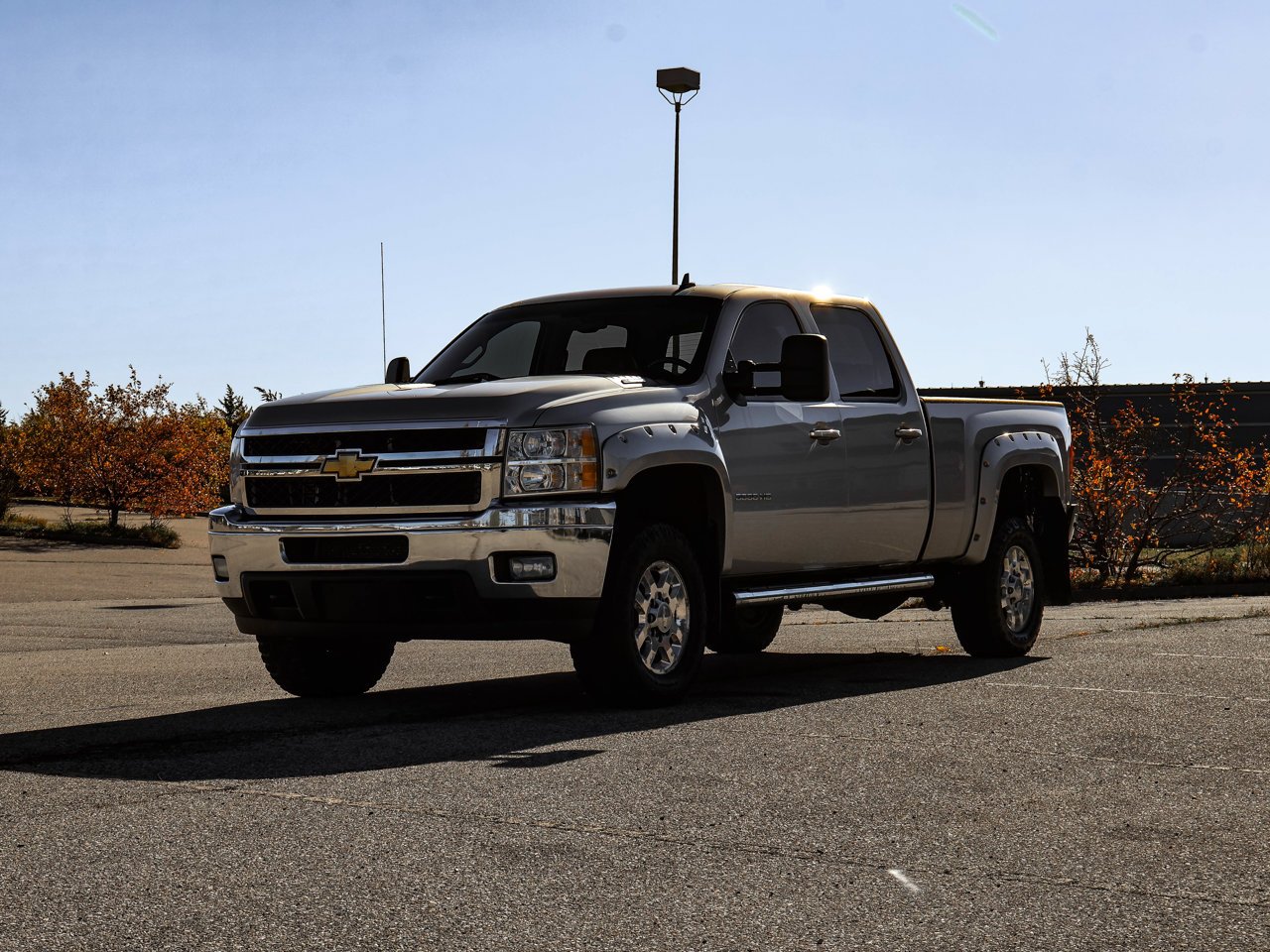 2011 Chevrolet Silverado 3500HD 4WD Crew Cab 167 LTZ Grey Sherwood Park - photo #3