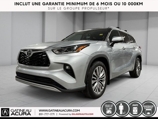2021 Toyota Highlander Platinum AWD Silver