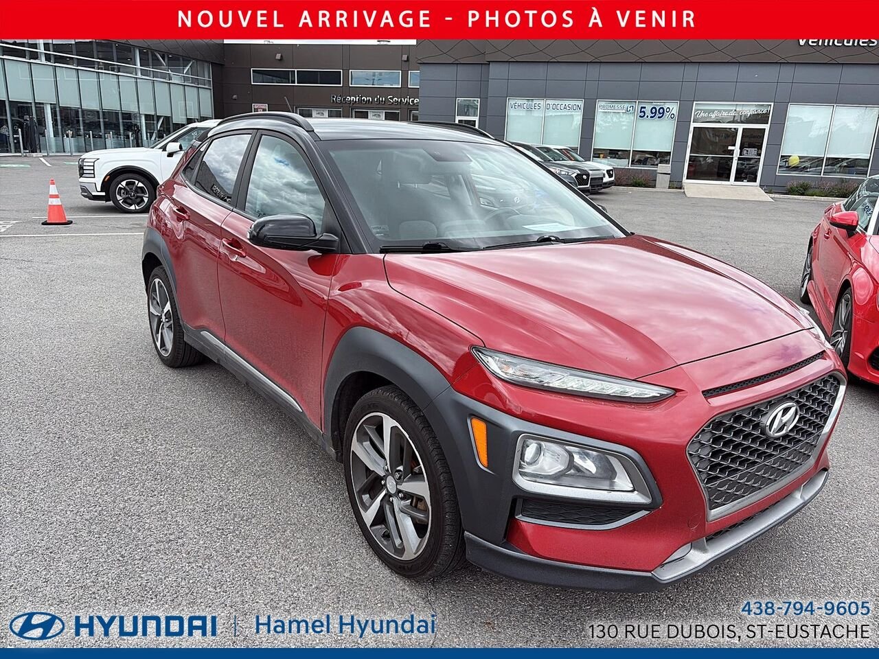 Hyundai Kona 2019 Rouge Saint-Eustache - photo #1
