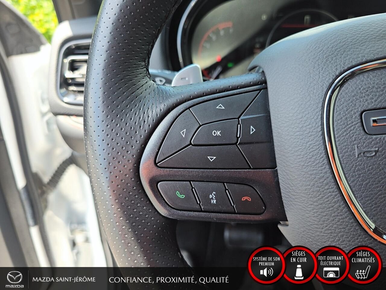 Dodge Durango R/T | BLACK TOP | GROUPE REMORQUAGE | TOIT OUVRANT | 2025 Blanc Saint-Jérôme - photo #15