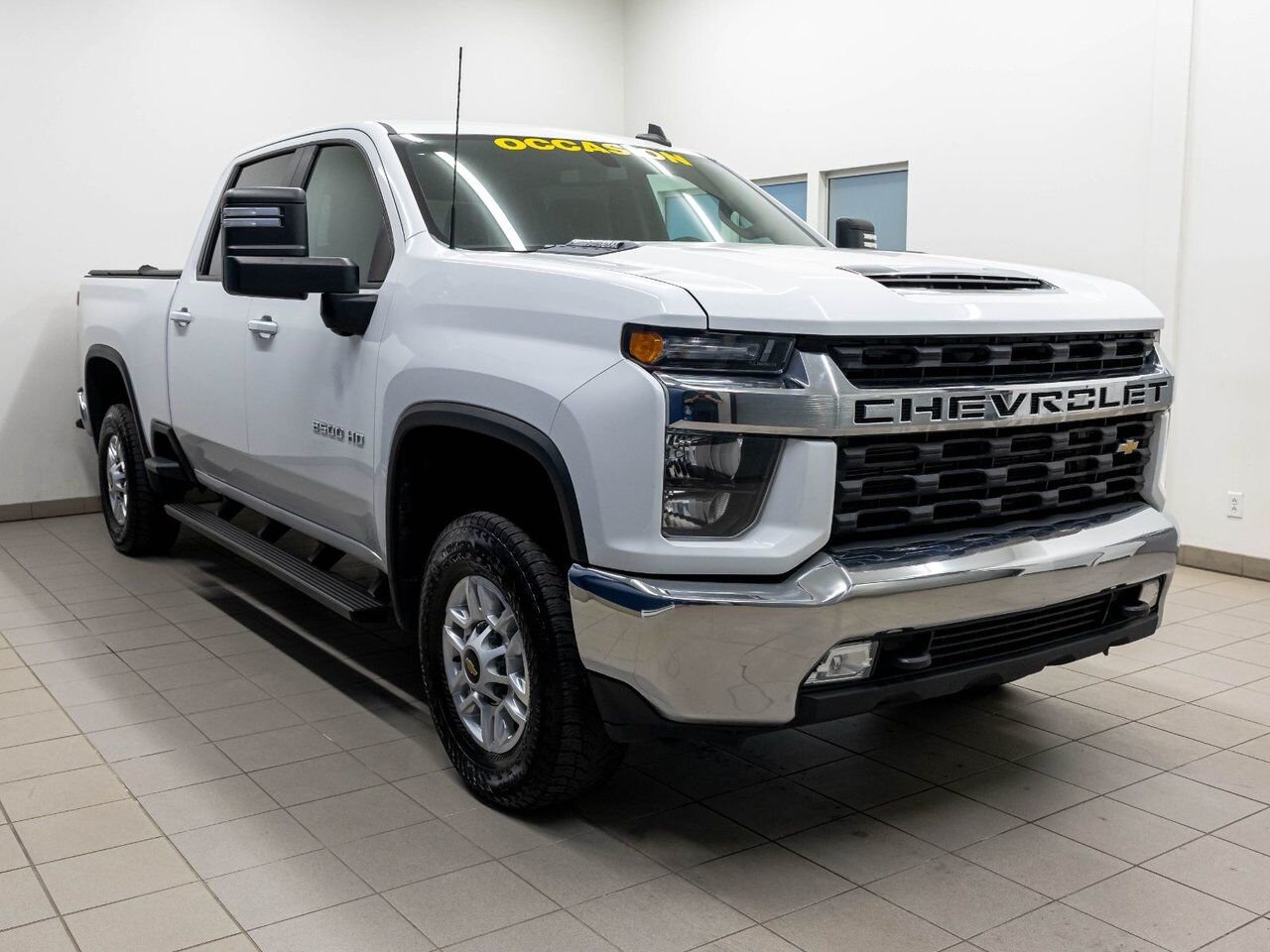 Chevrolet Silverado 2500HD LT CREW 4X4 DIESEL *PNBV 9900* BEDLINER CARPLAY 2022 Blanc Saint-Jérôme - photo #8