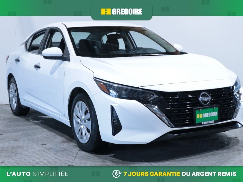 Nissan Sentra S PLUS AUTO A/C GR ELECT CAM RECUL BLUETOOTH 2024 Blanc