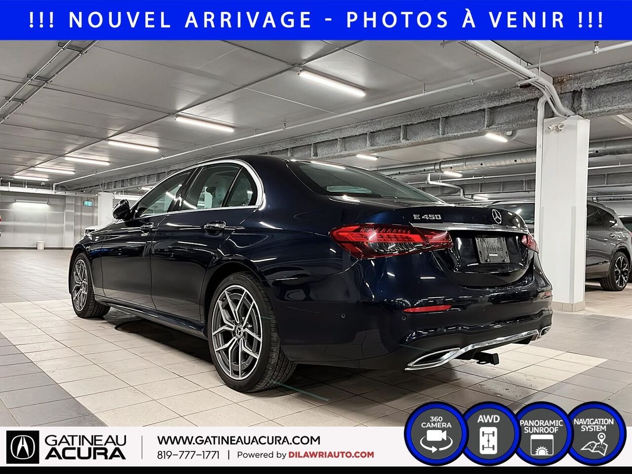 2021 Mercedes-Benz Classe-E E 450 4MATIC Blue Gatineau - photo #7