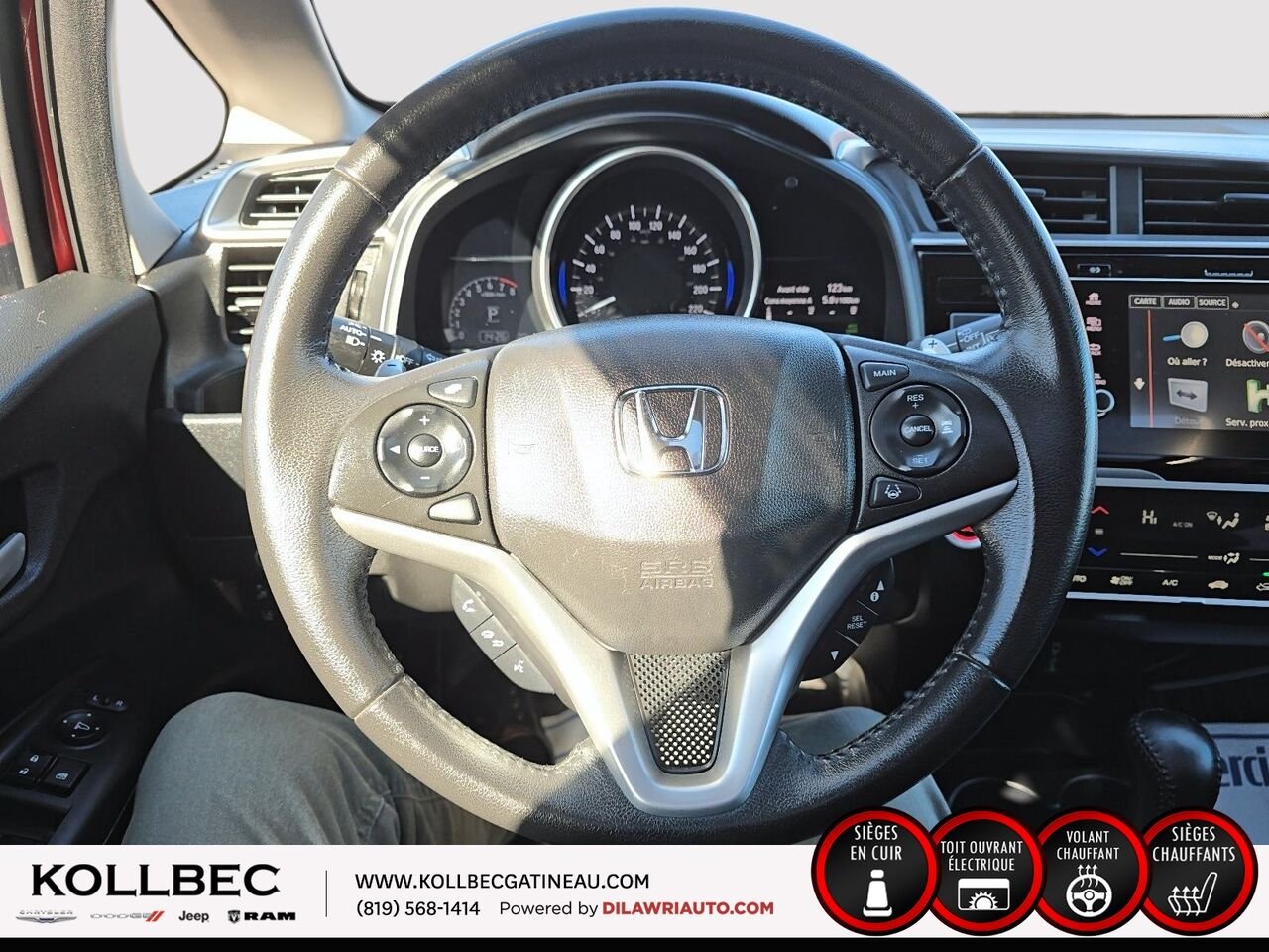 HONDA FIT EX-L Navi 2018 Rouge Ottawa & Gatineau - photo #8