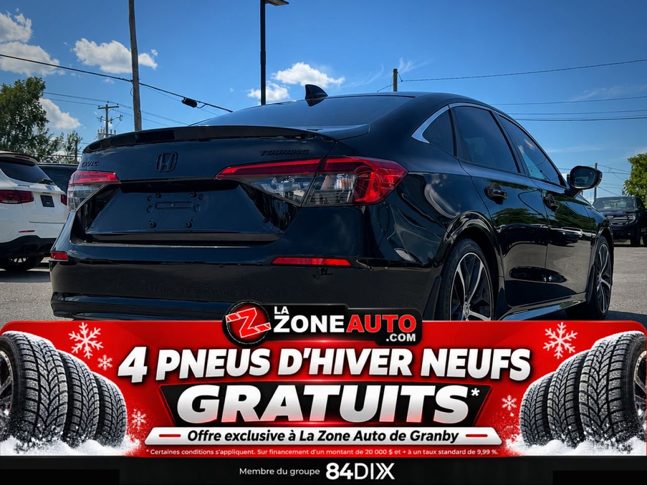 Honda Civic Berline 2022 Noir Granby - photo #6
