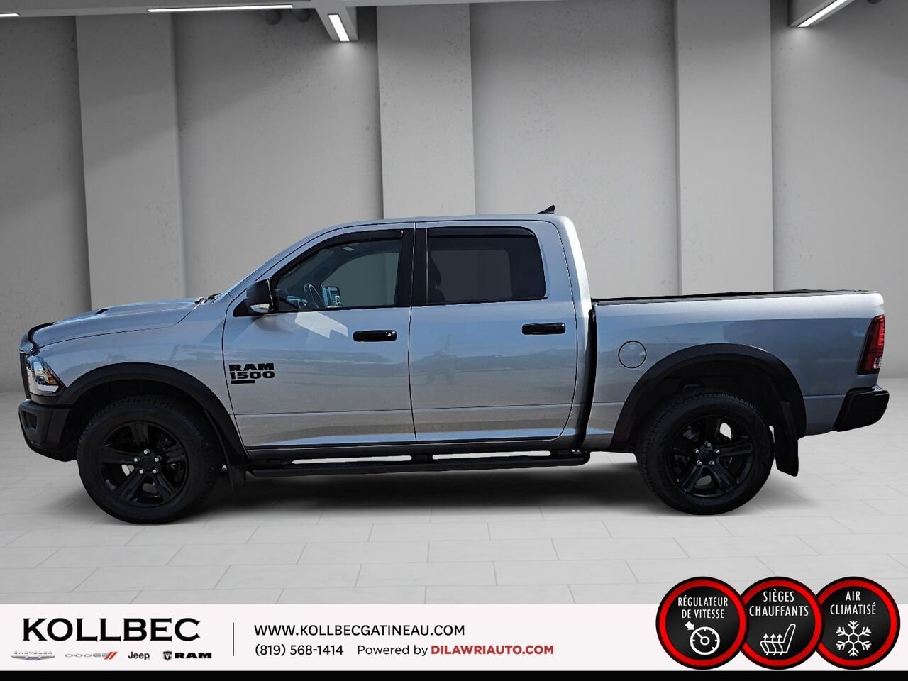 RAM 1500 CLASSIC Warlock CrewCab 4x4 2024 Argent Ottawa & Gatineau - photo #19