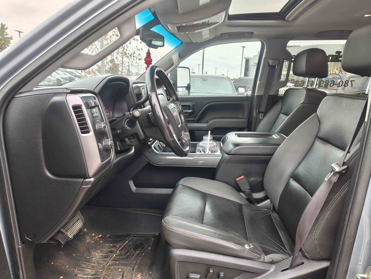 2016 GMC Sierra 2500HD 4WD Crew Cab 153.7 SLT Light Steel Gray Metallic Sherwood Park - photo #7