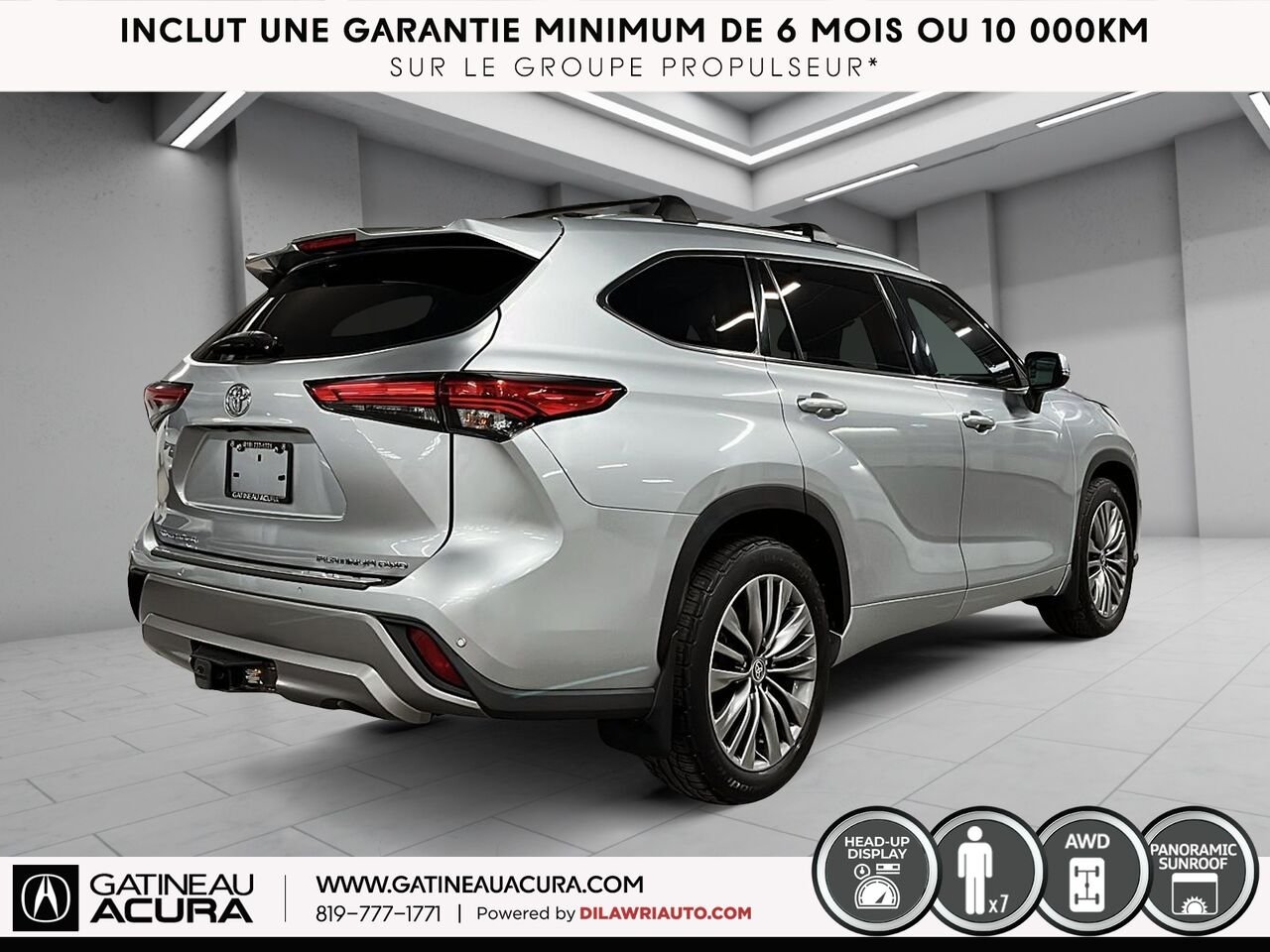 Toyota Highlander Platinum AWD 2021 Argent Gatineau - photo #15