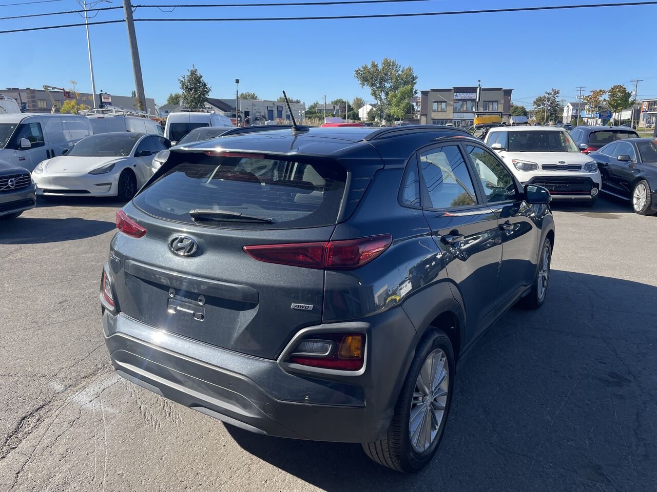 2018 Hyundai Kona Grey  - photo #5