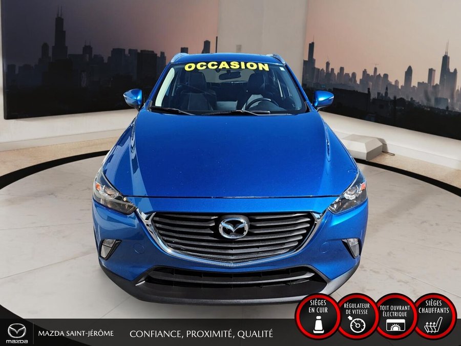 Mazda CX-3 GS LUXURY | TOIT OUVRANT | CUIR | MAGS | 2016 Bleu