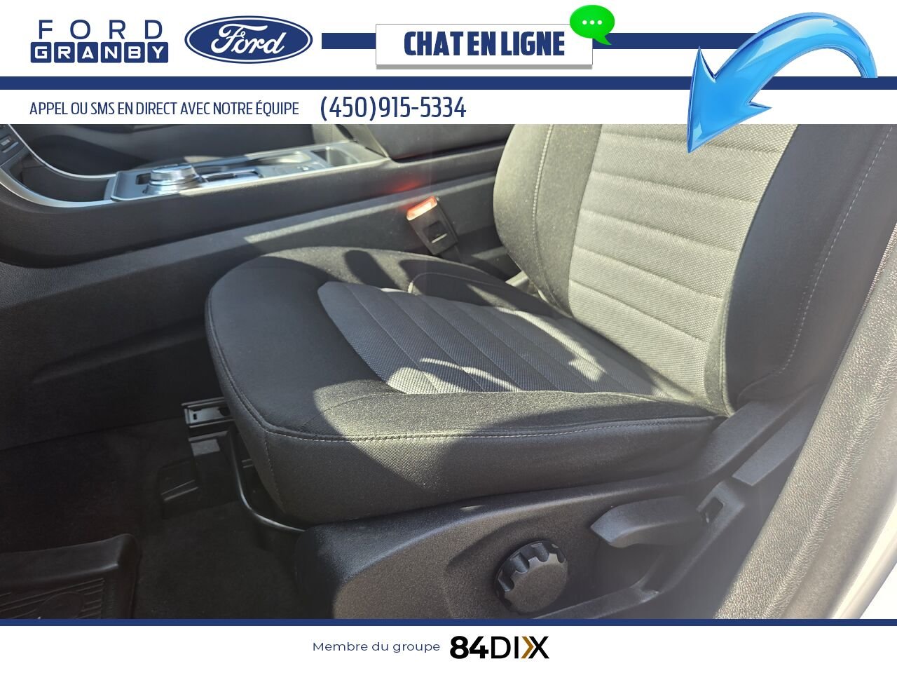 Ford Edge 2022 Blanc Granby - photo #18
