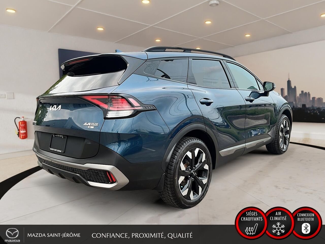 2023 Kia Sportage Blue Ste-Agathe des Monts - photo #5