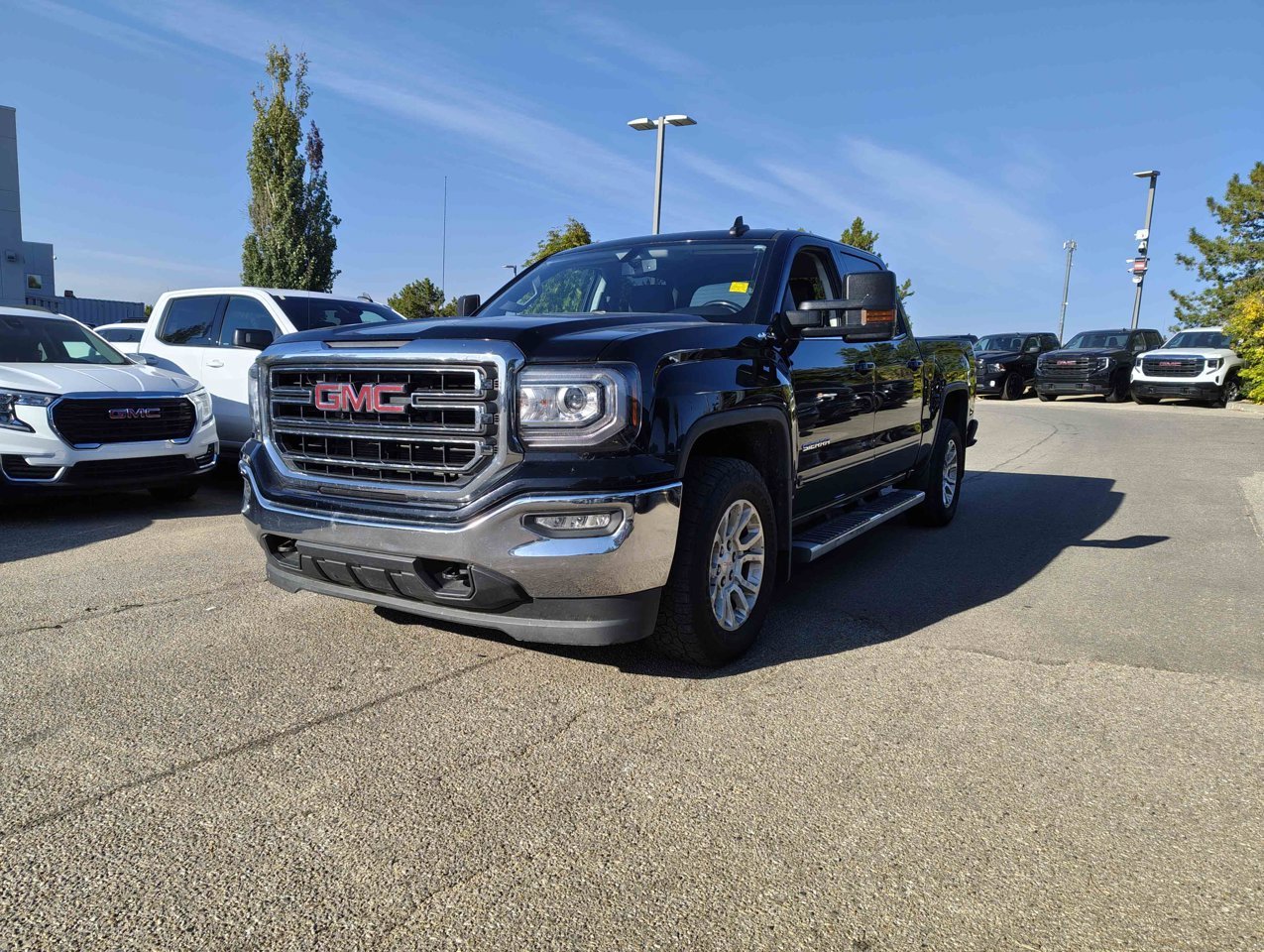 2017 GMC Sierra 1500 4WD Crew Cab 143.5 SLE Black Sherwood Park - photo #3
