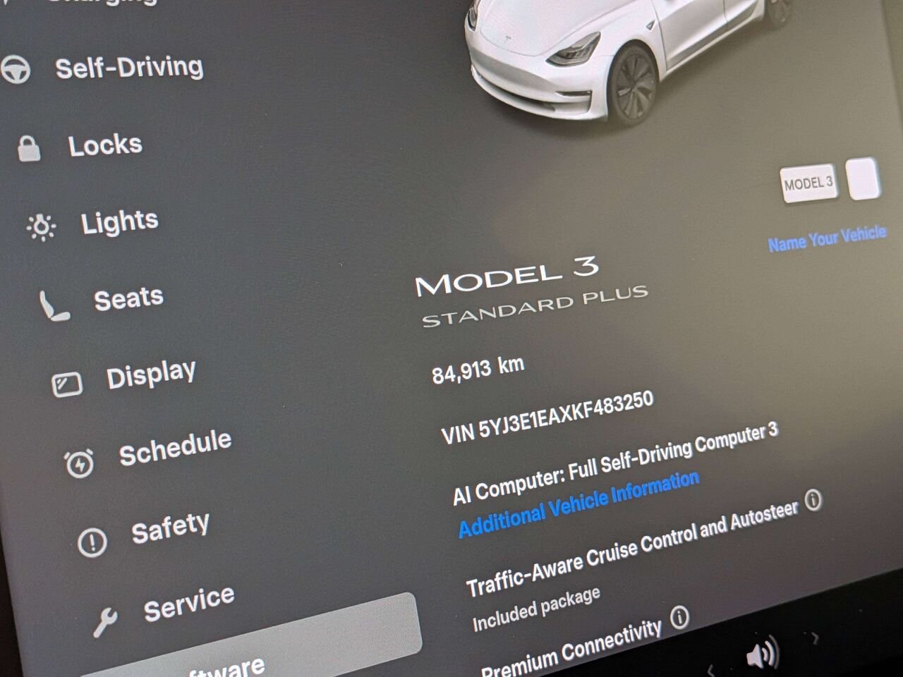 2019 Tesla Model 3 Standard Range Plus RWD White Val-David - photo #19