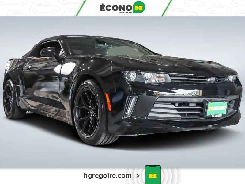 Chevrolet Camaro 821083 | 1LT CONVERTIBLE BLUETOOTH CAMÉRA MAGS 2017 Noir Laval - photo #0