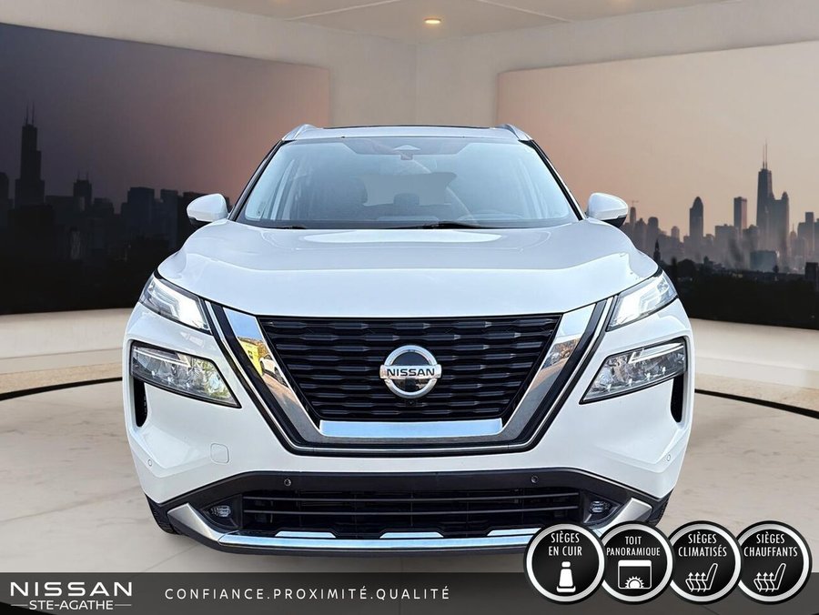 Nissan Rogue TRACTION INTÉGRALE | TOIT OUVRANT PANORAMIQUE | CUIR | BOSE | UN SEUL PROPRIÉTAIRE 2021 Blanc