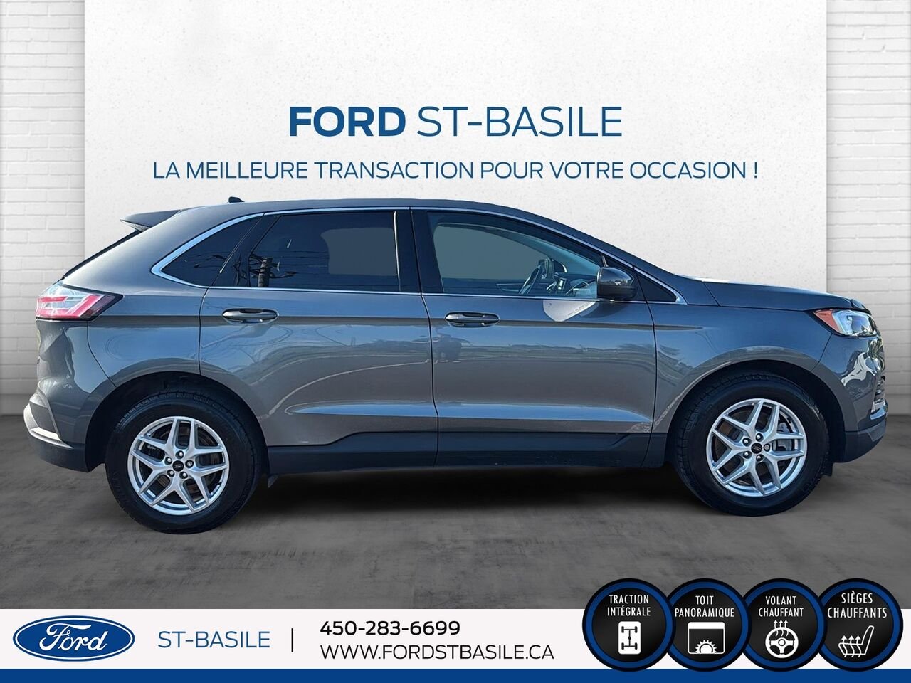 Ford EDGE 2024 Gris Saint-Basile-le-Grand - photo #9