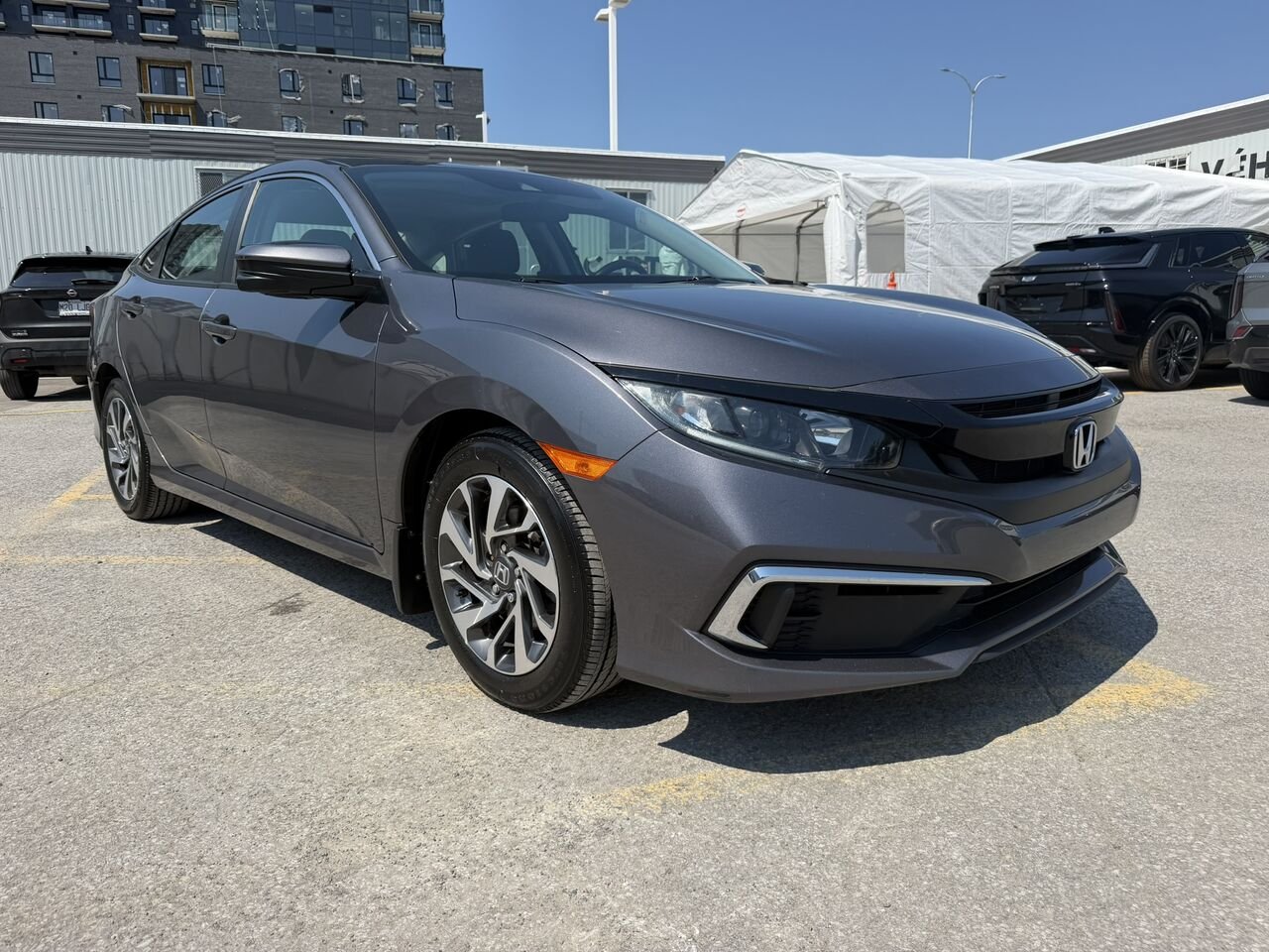 Honda Civic Berline EX AUTOMAITQUE 2019 Noir Laval - photo #1