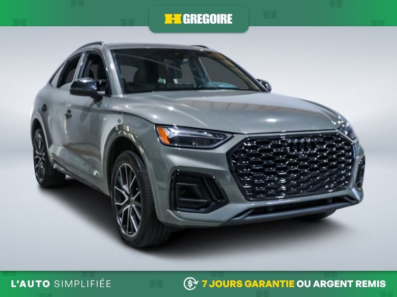 Audi Q5 Progressiv AWD AUTO AC CUIR TOIT NAV CAM RECULE BL 2023 Gris