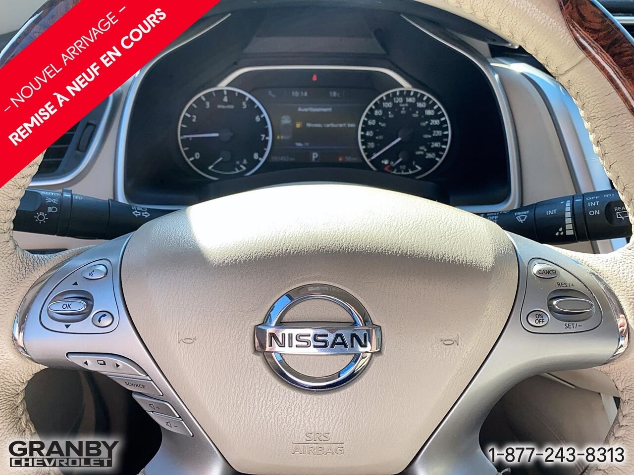 2015 Nissan Murano Traction intégrale 4 portes SL | 26-0881B White Granby - photo #12