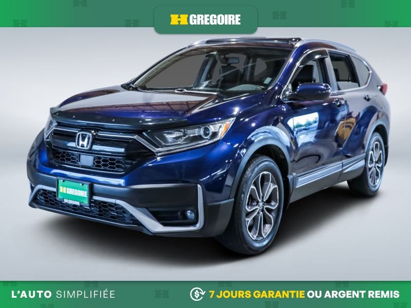 Honda CRV 820900 | EX-L AWD AUTO AC CUIR TOIT MAGS CAM RECULE BLUETOO 2020 Bleu Laval - photo #2