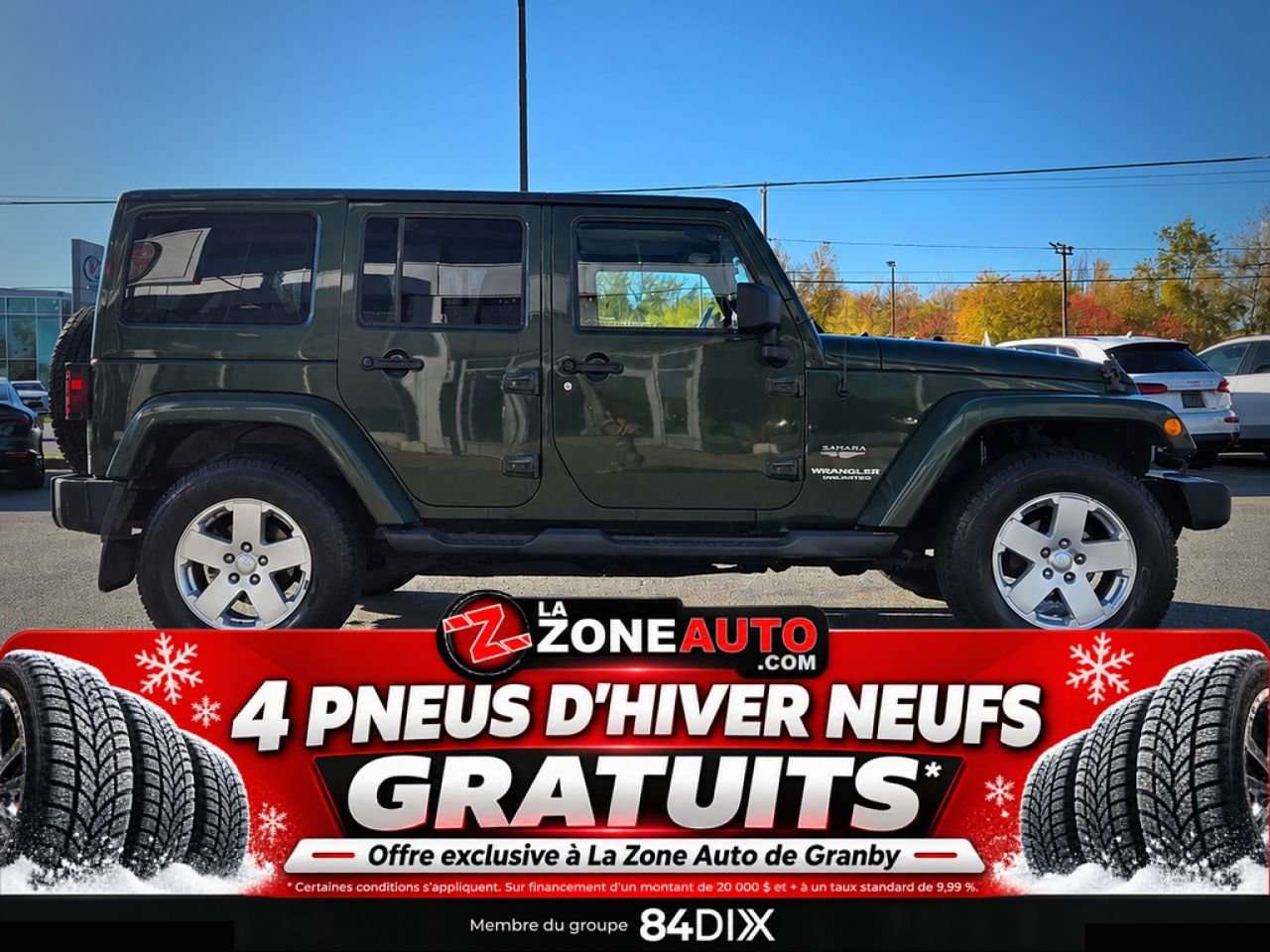 2011 Jeep Wrangler Unlimited Green Granby - photo #7