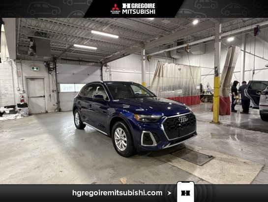 Audi Q5 Technik * S-Line Cuir Toit Pano Mags Camera Nav 2023 Bleu