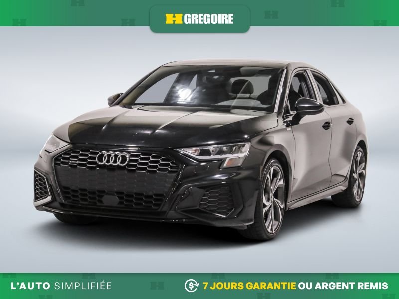 2023 Audi A3 Black Saint-Léonard - photo #2