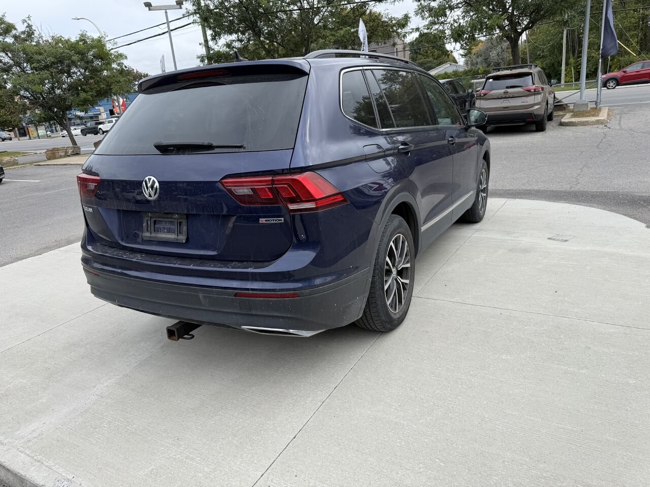 Volkswagen Tiguan jamais accidenté toit ouvrant panoramique un seul propriétaire 2021 Bleu Châteauguay - photo #6