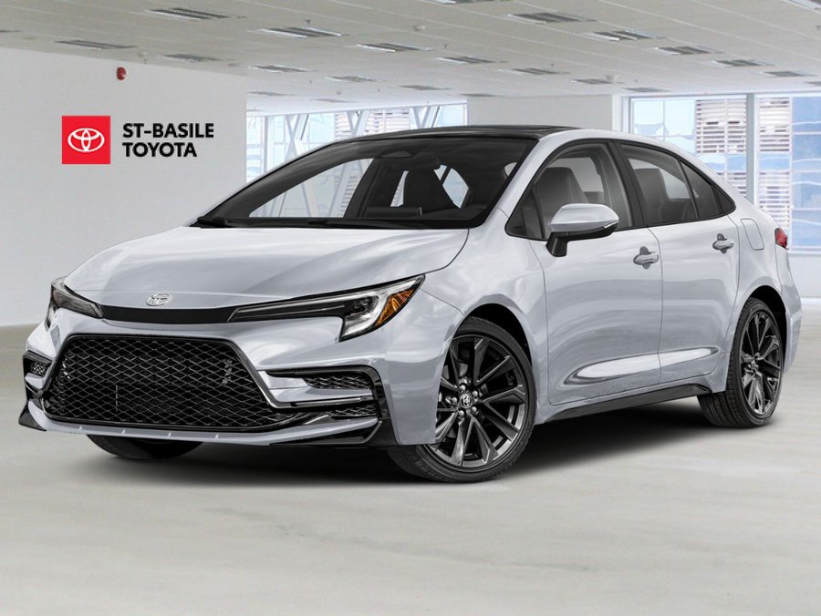 TOYOTA Corolla XSE CVT 2027 Argent classique métallisé avec toit noir