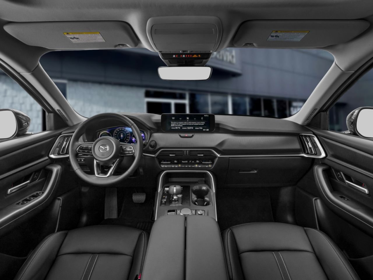 2026 Mazda CX-90 hybride rechargeable GS-L TI, HYBRIDE, SIÈGES CAPITAINES Black Val-David - photo #12