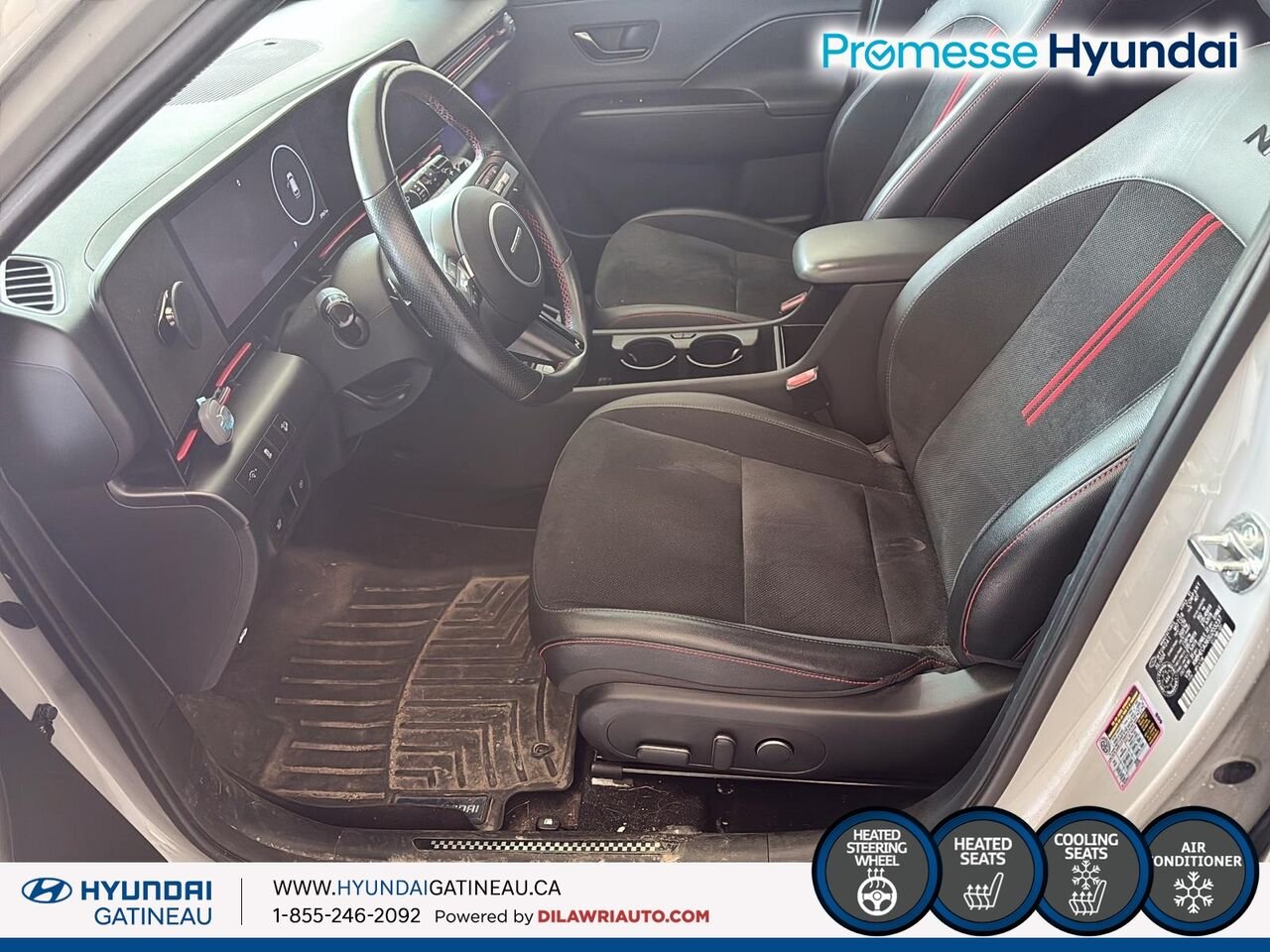 Hyundai Kona 1.6T N Line Ultimate TI 2025 Gris Ottawa & Gatineau - photo #7