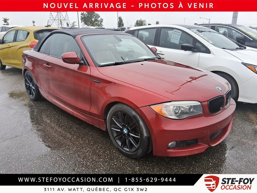 BMW Série 1 Cabriolet 2 portes 128i 2012 Rouge