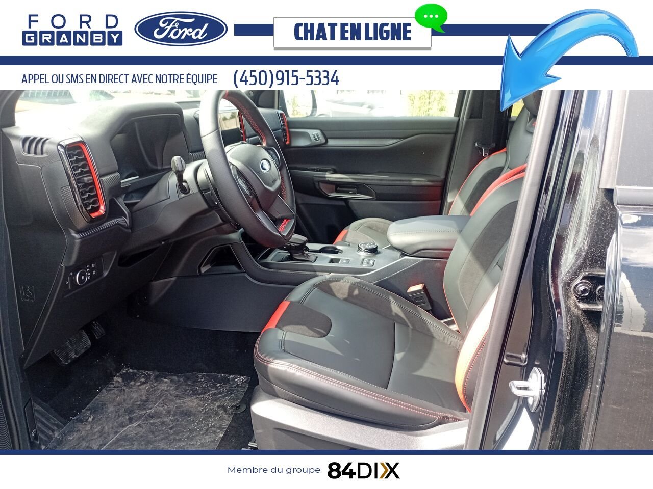 Ford RANGER 2024 Noir Granby - photo #10