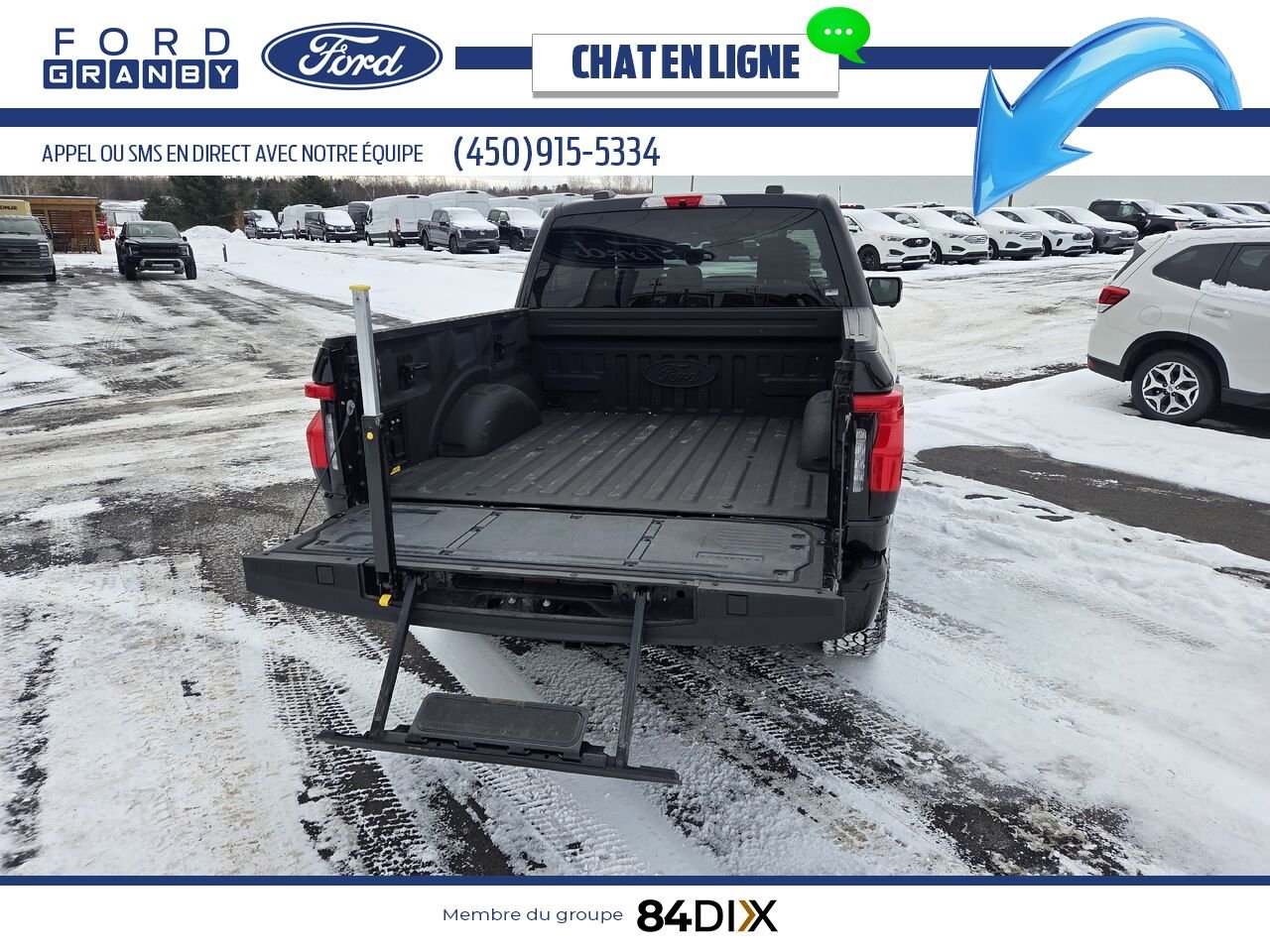2023 Ford F-150 Lightning Black Granby - photo #25