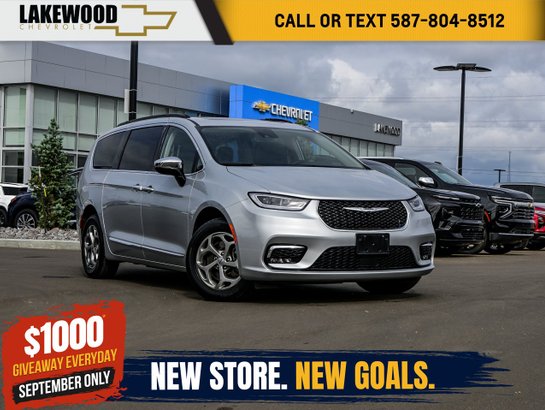 2023 Chrysler Pacifica Limited AWD 3.6L 7 Passenger | Panoramic Sunroof Grey