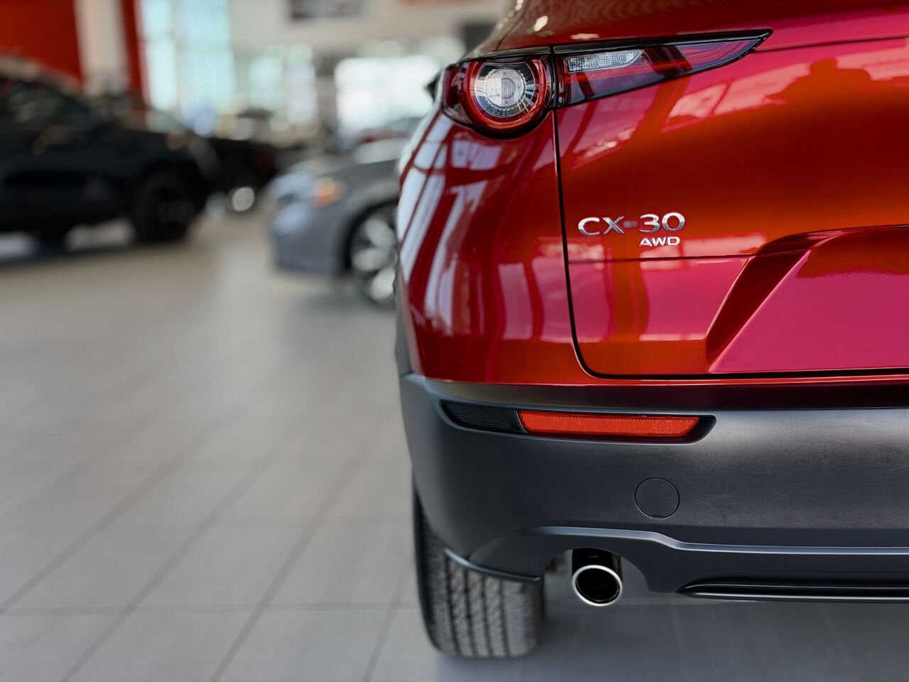 2022 Mazda CX-30 Red Notre-Dame-des-Prairies - photo #9
