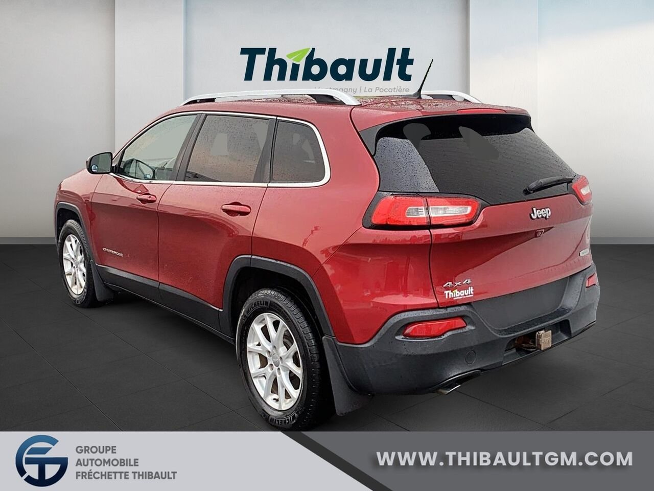 JEEP CHEROKEE L 4 RM, 4 portes, North 2014 Rouge Montmagny - photo #3