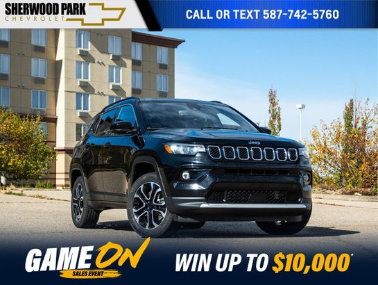 2023 Jeep Compass Limited 2.0L | Sunroof Black