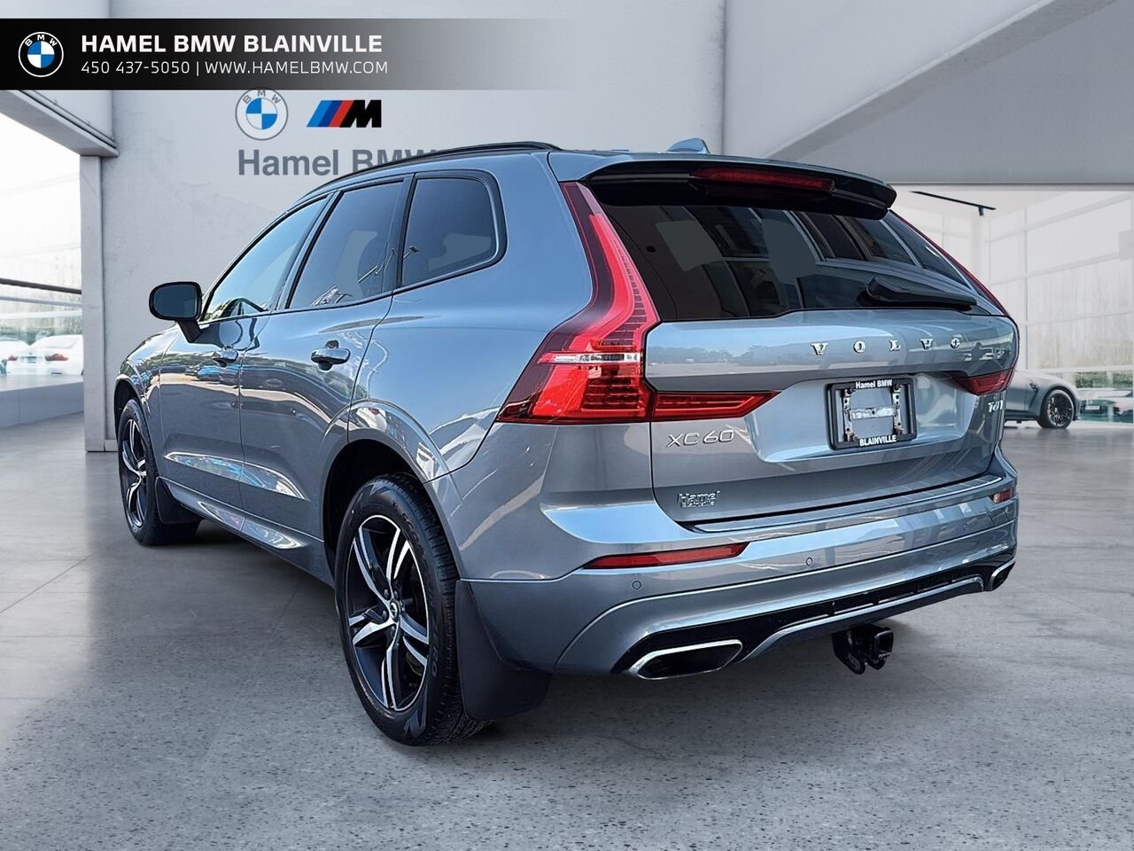 2021 Volvo XC60 T6 R-Design TI Grey Blainville - photo #3