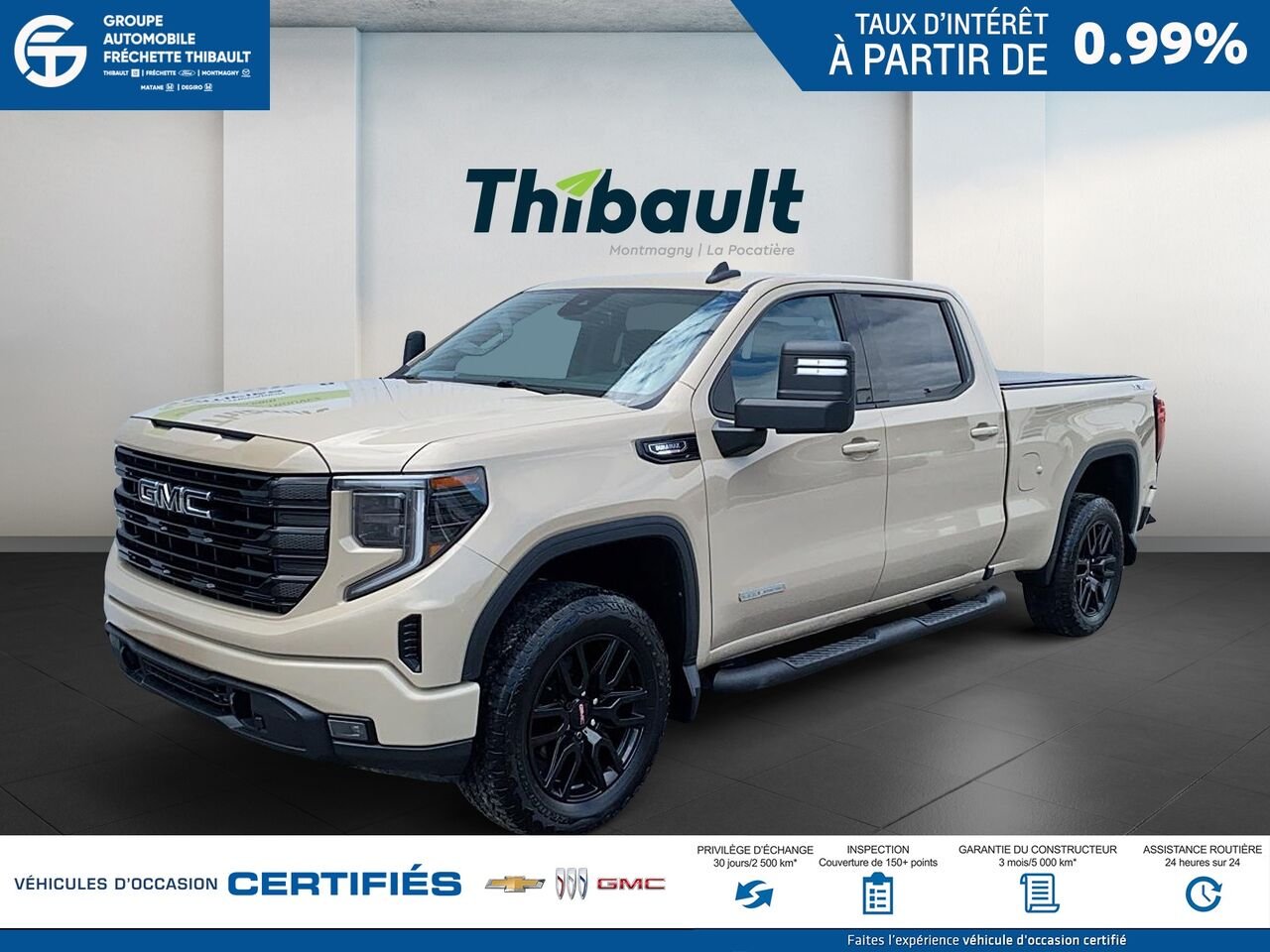 GMC SIERRA Elevation cabine multiplace 4RM 157 po 2022 Beige Montmagny - photo #0