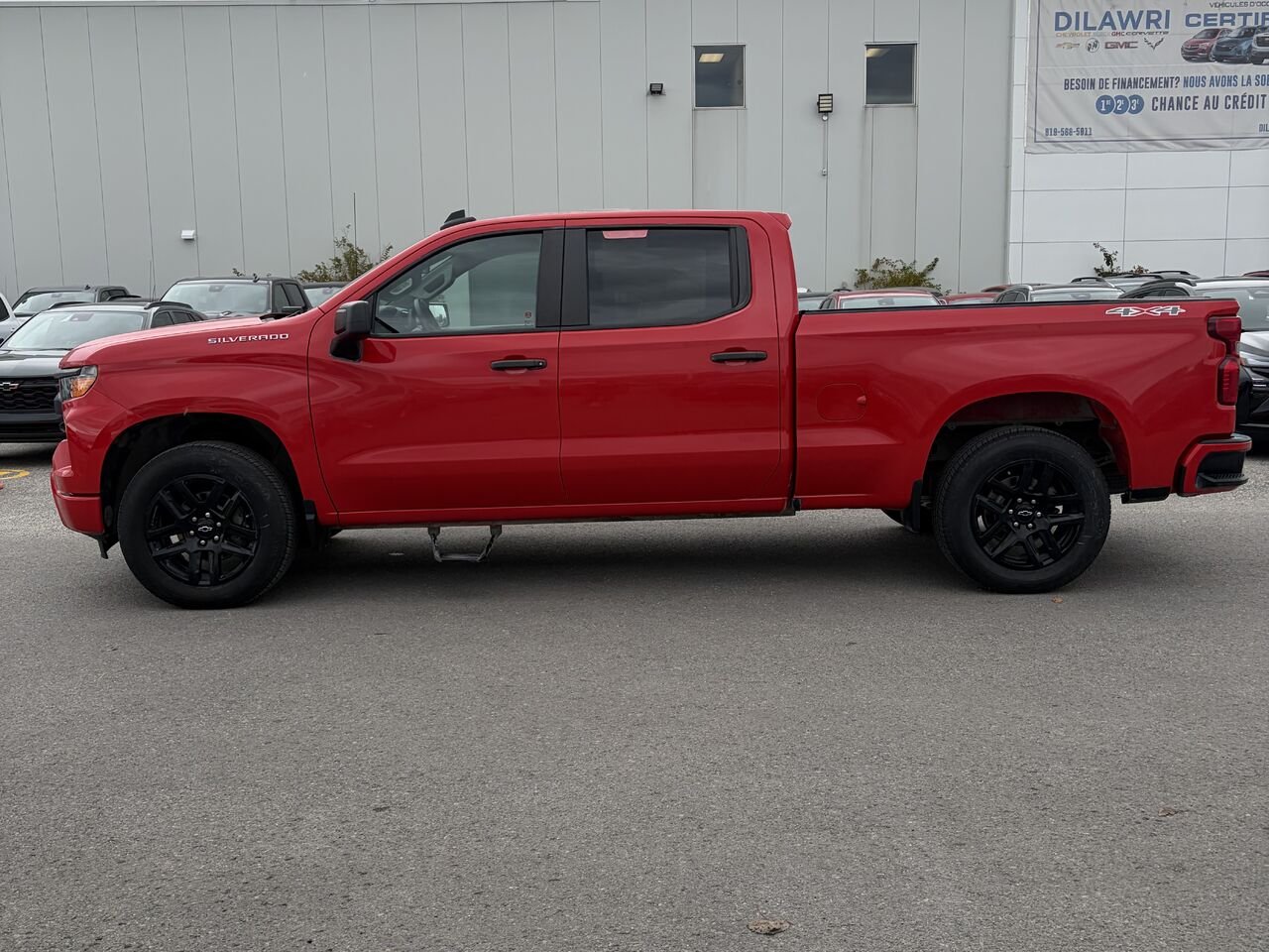 CHEVROLET SILVERADO 1500 Custom cabine multiplace 4RM 157 po 2022 Rouge Gatineau - photo #8