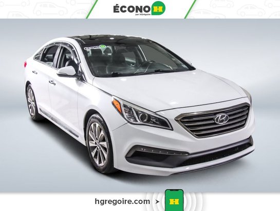 2016 Hyundai Sonata 2.4L SPORT TECH AUTO A/C GR ELECT MAGS White